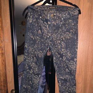 Genetic Denim Patterned Jeans- Size 26